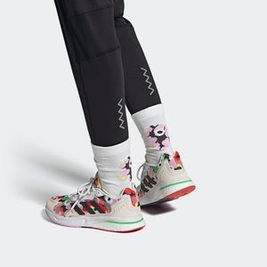 adidas Women’s Multicolor Floral-Print Running Sneakers